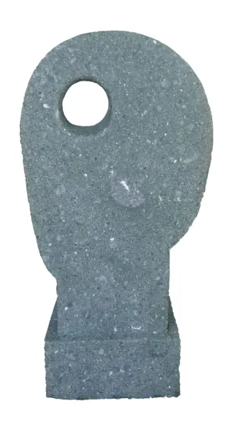 Product image 4 of the product “Abstract head, Left, 120 cm Height, Natural stone (Basanite) ”